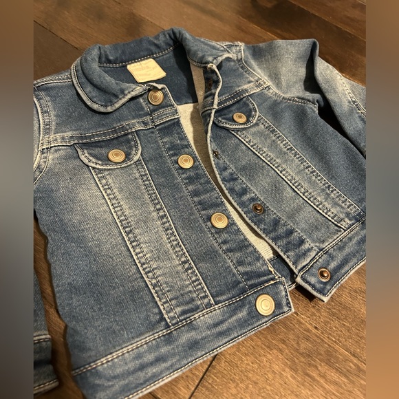 🌸 NWOT Baby Girl Denim Jean lightweight spring fall Jacket size 18 months - Picture 2 of 4